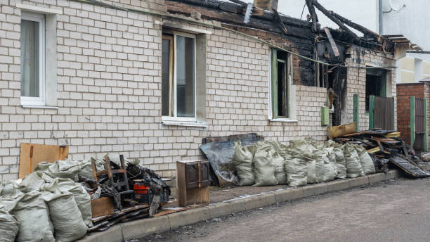 Professional Fire Damage Assessment technician working in Silver Lake, NJ